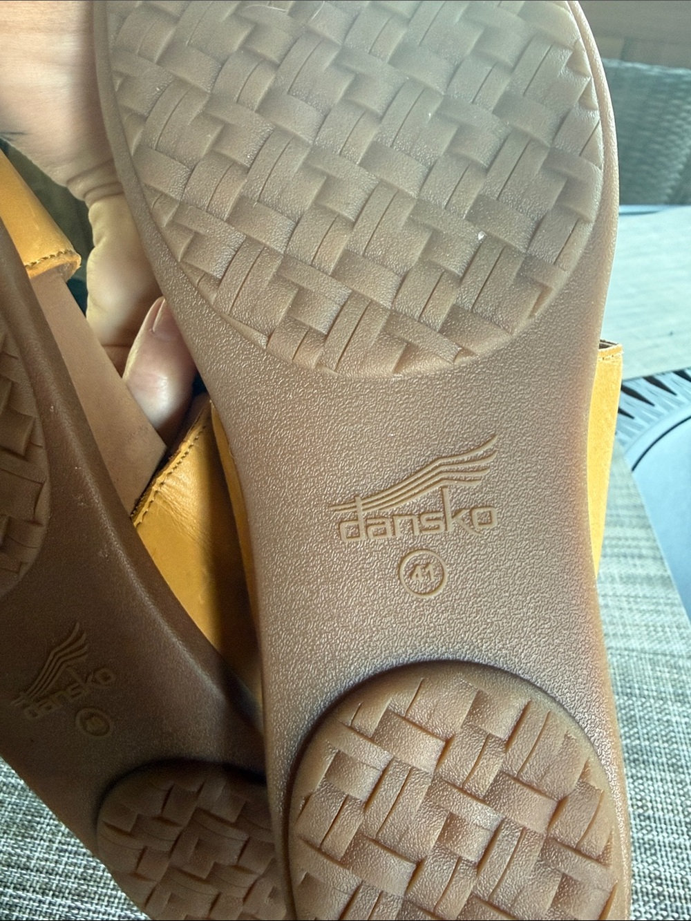 Dansko Justine Women's Two-Strap Leather Slide Sandals with buckle - Picture 6 of 7